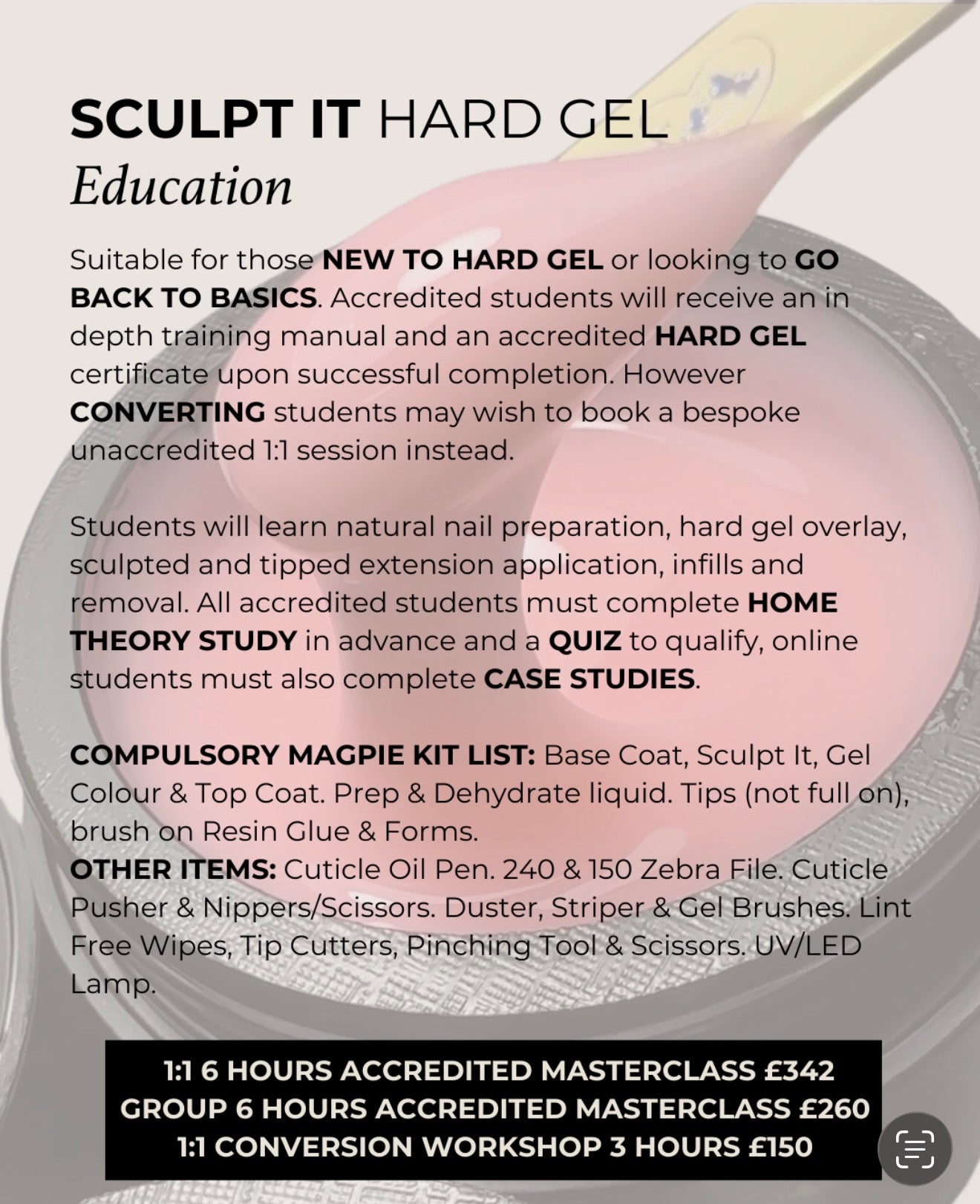 Sculpt IT - Hard Gel Conversion