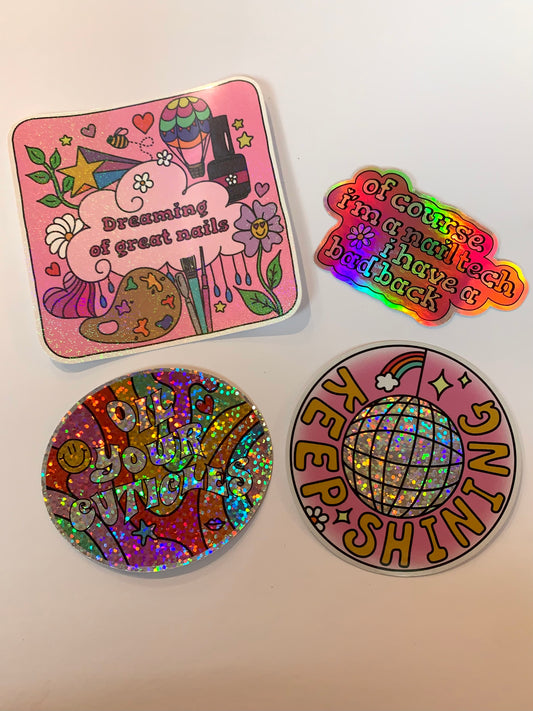 Nail Tech Sticker Bundle