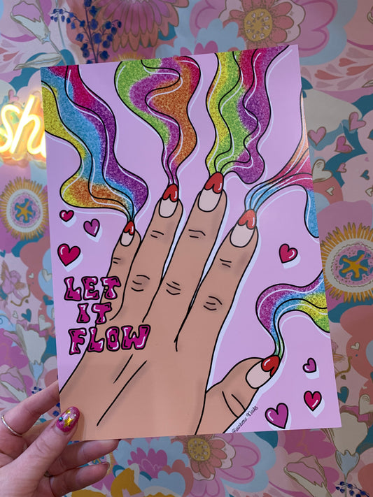 Let It Flow - A4 Print